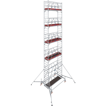 Rusztowanie jezdne aluminiowe Krause Stabilo 100 (0,75x2,50 m) – wys. rob. 11,5 m